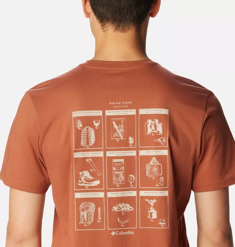 Columbia Rapid Ridge Back Grph SS - T-Shirt Lifestyle Uomo - Neverland Firenze