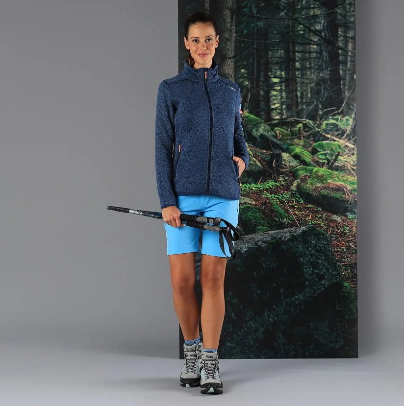 CMP Knit-Tech Mèlange - Pile Da Trekking Donna - Neverland Firenze