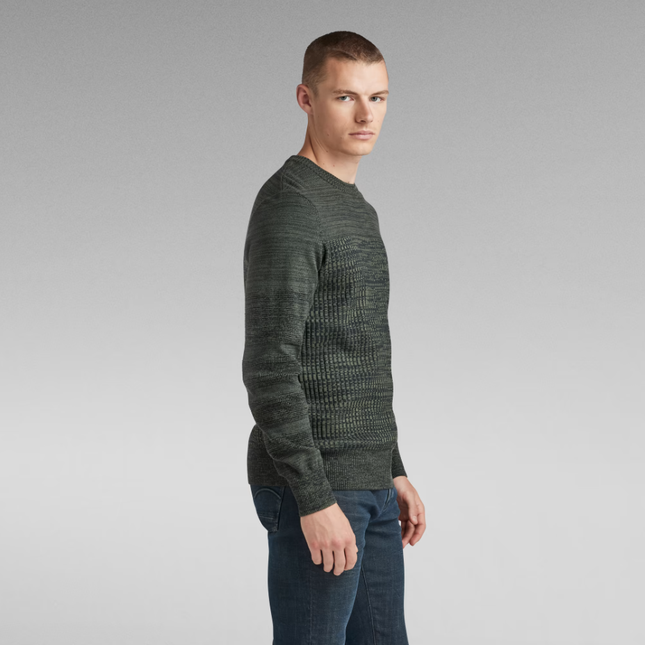 G-Star RAW 3D BIKER KNITTED SWEATER - Felpa Lifestyle Uomo - Neverland Firenze
