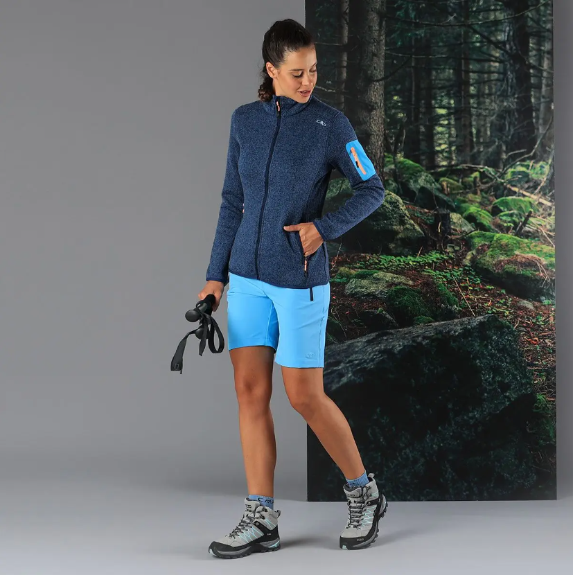CMP Knit-Tech Mèlange - Pile Da Trekking Donna - Neverland Firenze