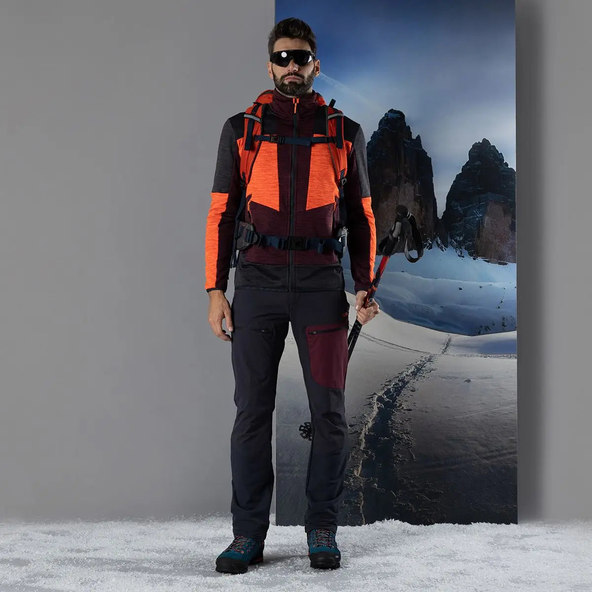 CMP Pile Da Uomo Unlimitech In Grid Tech Da Trekking Uomo - Neverland Firenze