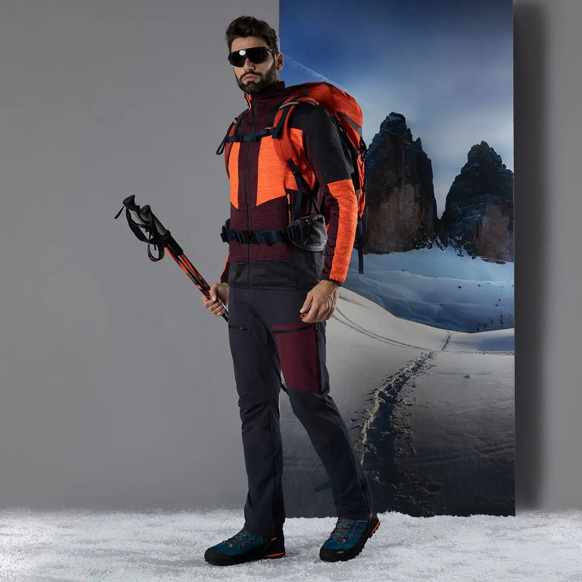 CMP Pile Da Uomo Unlimitech In Grid Tech Da Trekking Uomo - Neverland Firenze