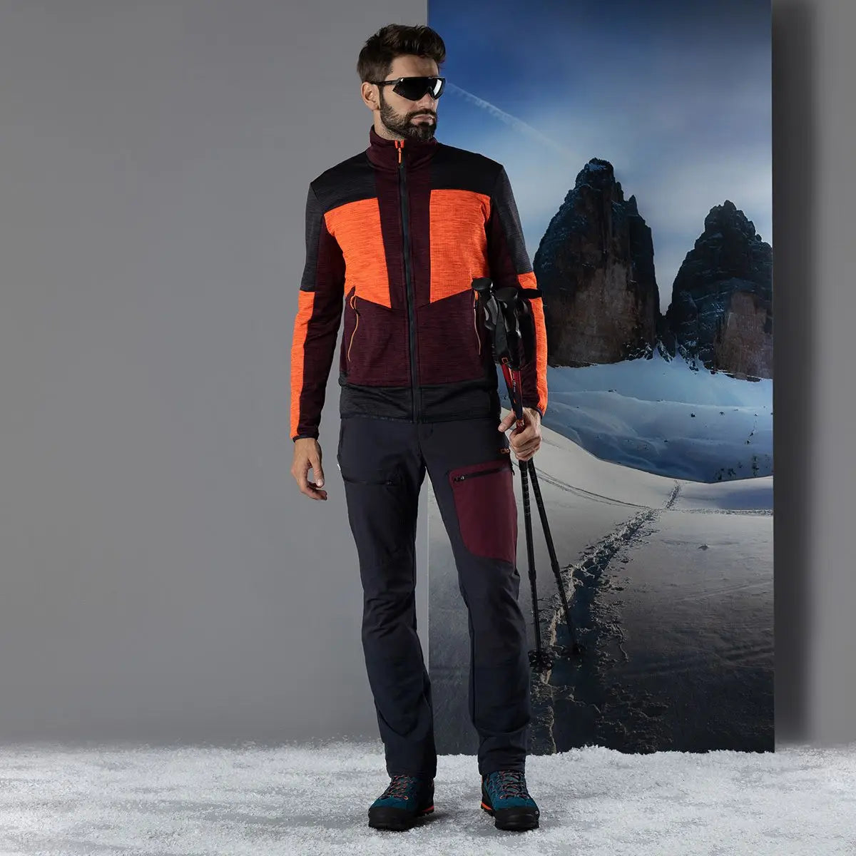 CMP Pile Da Uomo Unlimitech In Grid Tech Da Trekking Uomo - Neverland Firenze