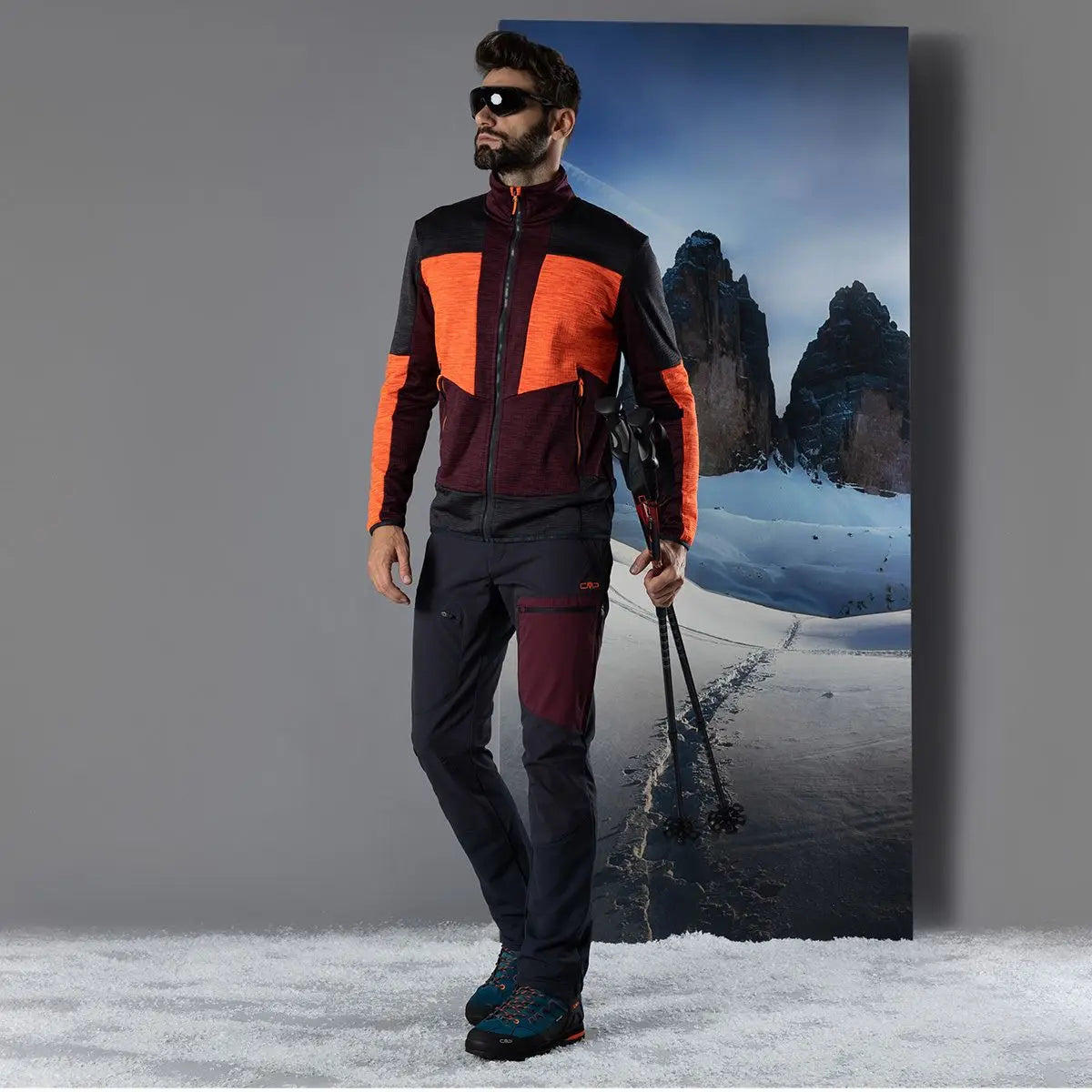 CMP Pile Da Uomo Unlimitech In Grid Tech Da Trekking Uomo - Neverland Firenze