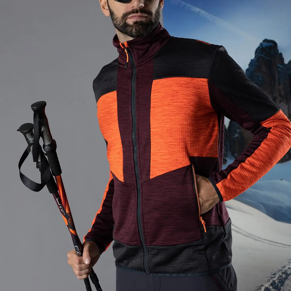 CMP Pile Da Uomo Unlimitech In Grid Tech Da Trekking Uomo - Neverland Firenze