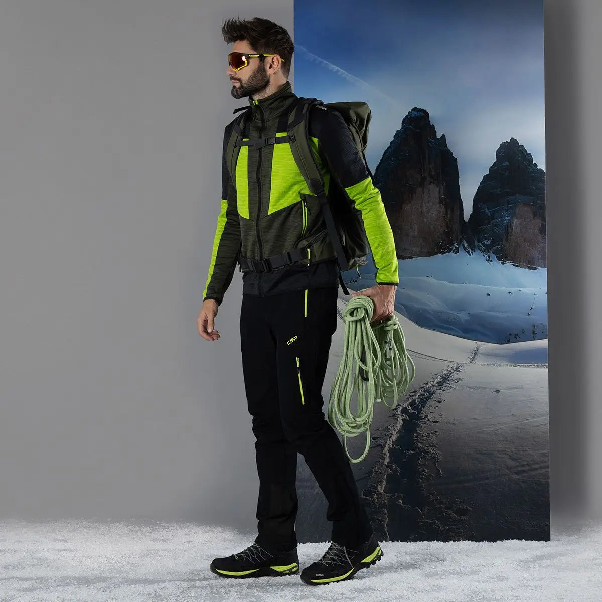CMP Pile Da Uomo Unlimitech In Grid Tech Da Trekking Uomo - Neverland Firenze