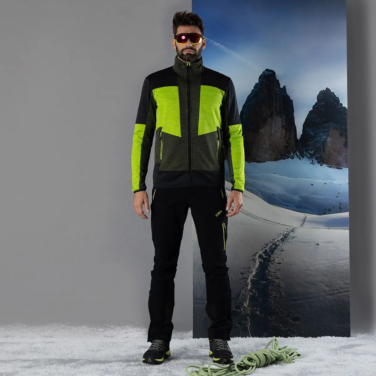 CMP Pile Da Uomo Unlimitech In Grid Tech Da Trekking Uomo - Neverland Firenze