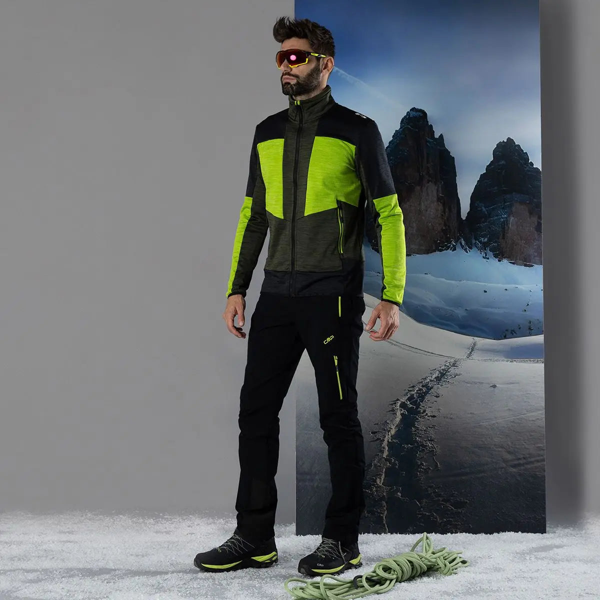 CMP Pile Da Uomo Unlimitech In Grid Tech Da Trekking Uomo - Neverland Firenze