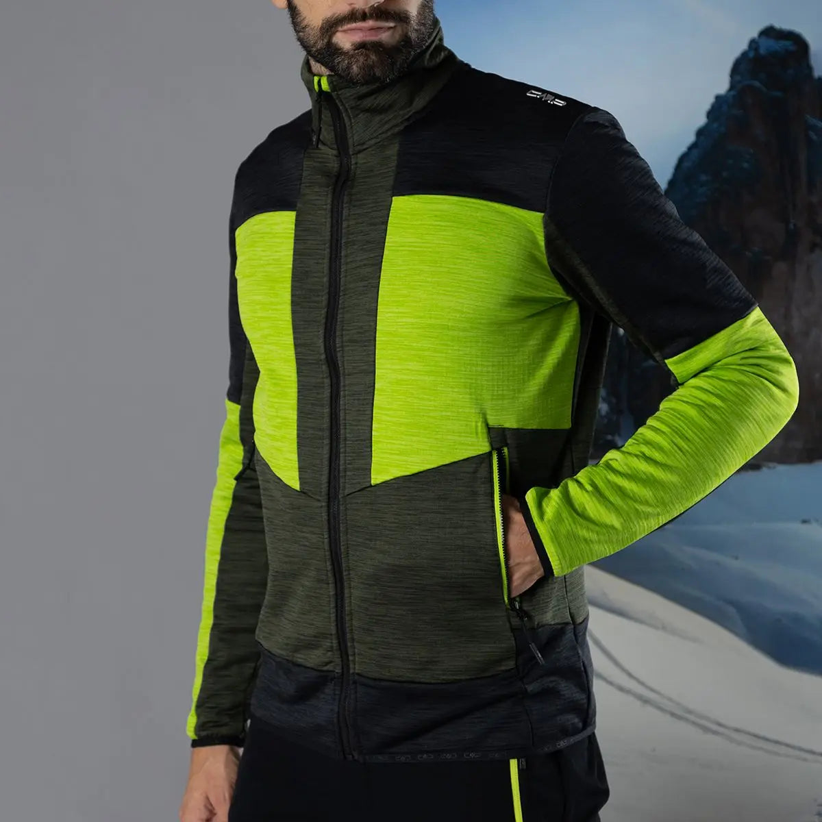 CMP Pile Da Uomo Unlimitech In Grid Tech Da Trekking Uomo - Neverland Firenze