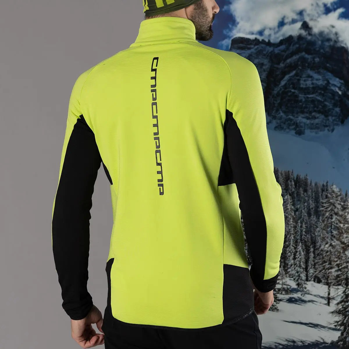 CMP Pile Stretch in Grid Tech Unlimitech da Trekking Uomo - Neverland Firenze