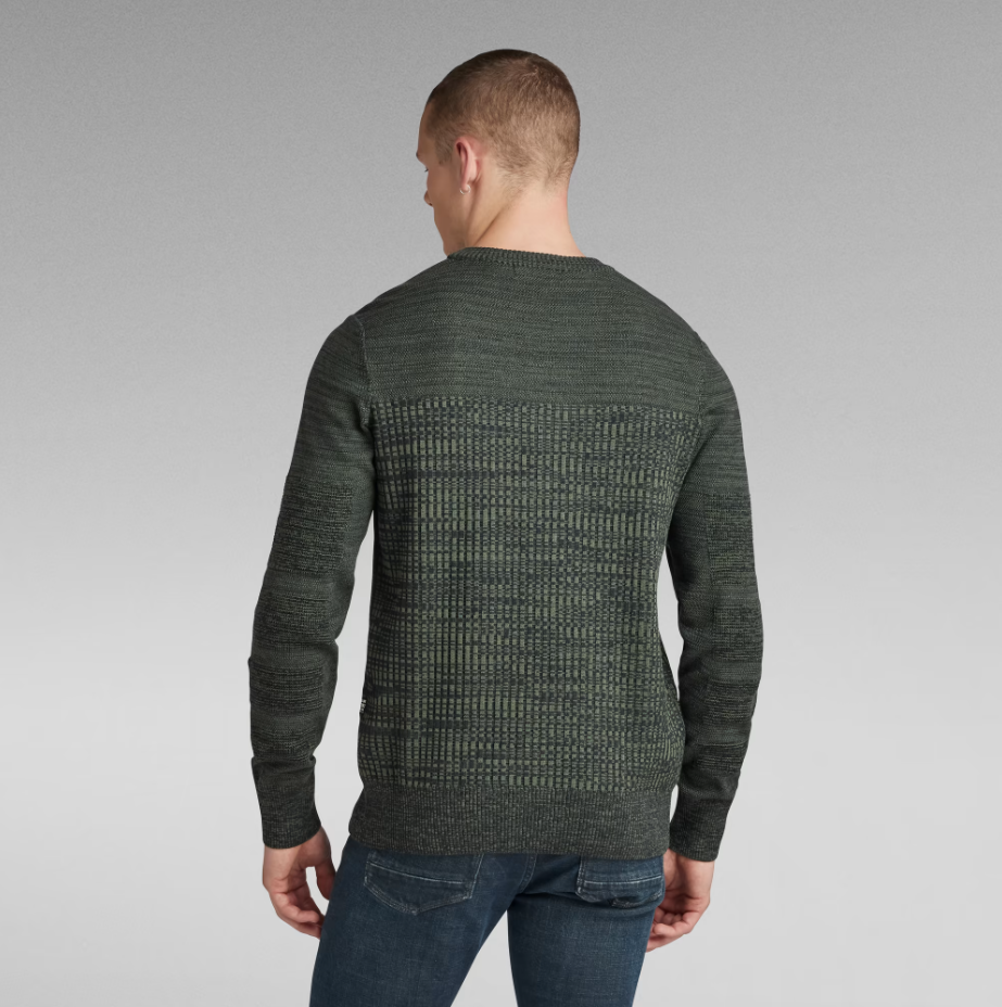 G-Star RAW 3D BIKER KNITTED SWEATER - Felpa Lifestyle Uomo - Neverland Firenze