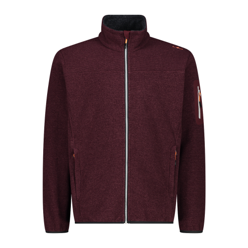 CMP Knit-Tech Jacquard Con Motivo a Rombo - Pile Da Trekking Uomo - Neverland Firenze