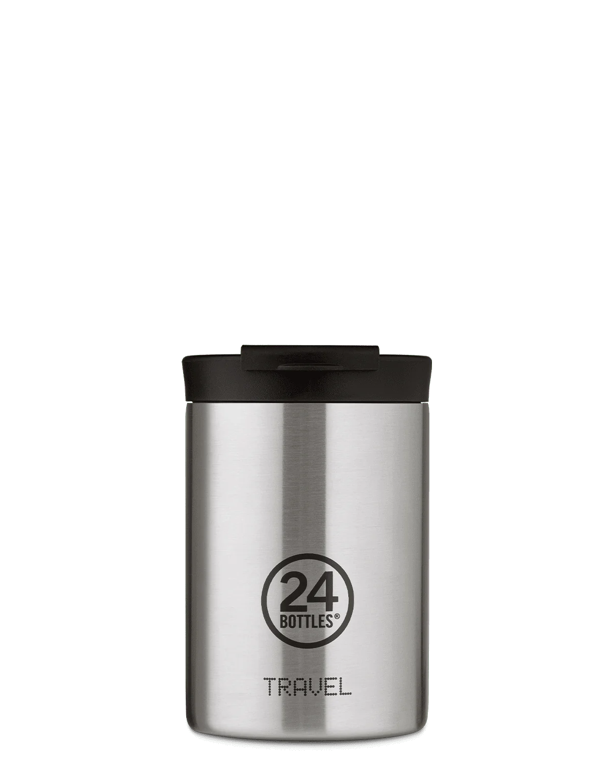 24Bottles® Travel Tubler Brushed Steel - Tazza Termica - Neverland Firenze