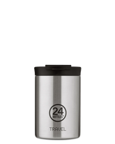 24Bottles® Travel Tubler Brushed Steel - Tazza Termica - Neverland Firenze