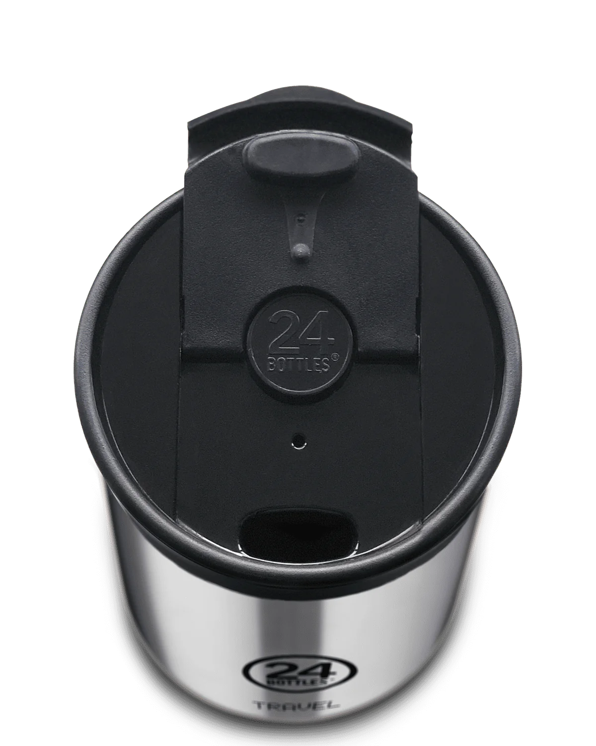 24Bottles® Travel Tubler Brushed Steel - Tazza Termica - Neverland Firenze