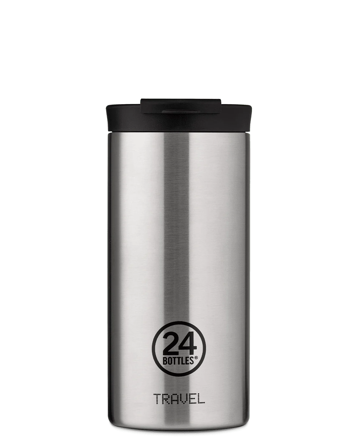 24Bottles® Travel Tubler Brushed Steel - Tazza Termica - Neverland Firenze
