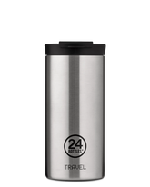 24Bottles® Travel Tubler Brushed Steel - Tazza Termica - Neverland Firenze