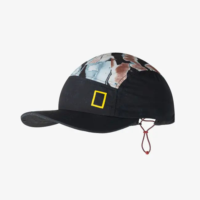 Buff 5 Panel Explore Cap Reige Black - Cappellino Lifestyle - Neverland Firenze