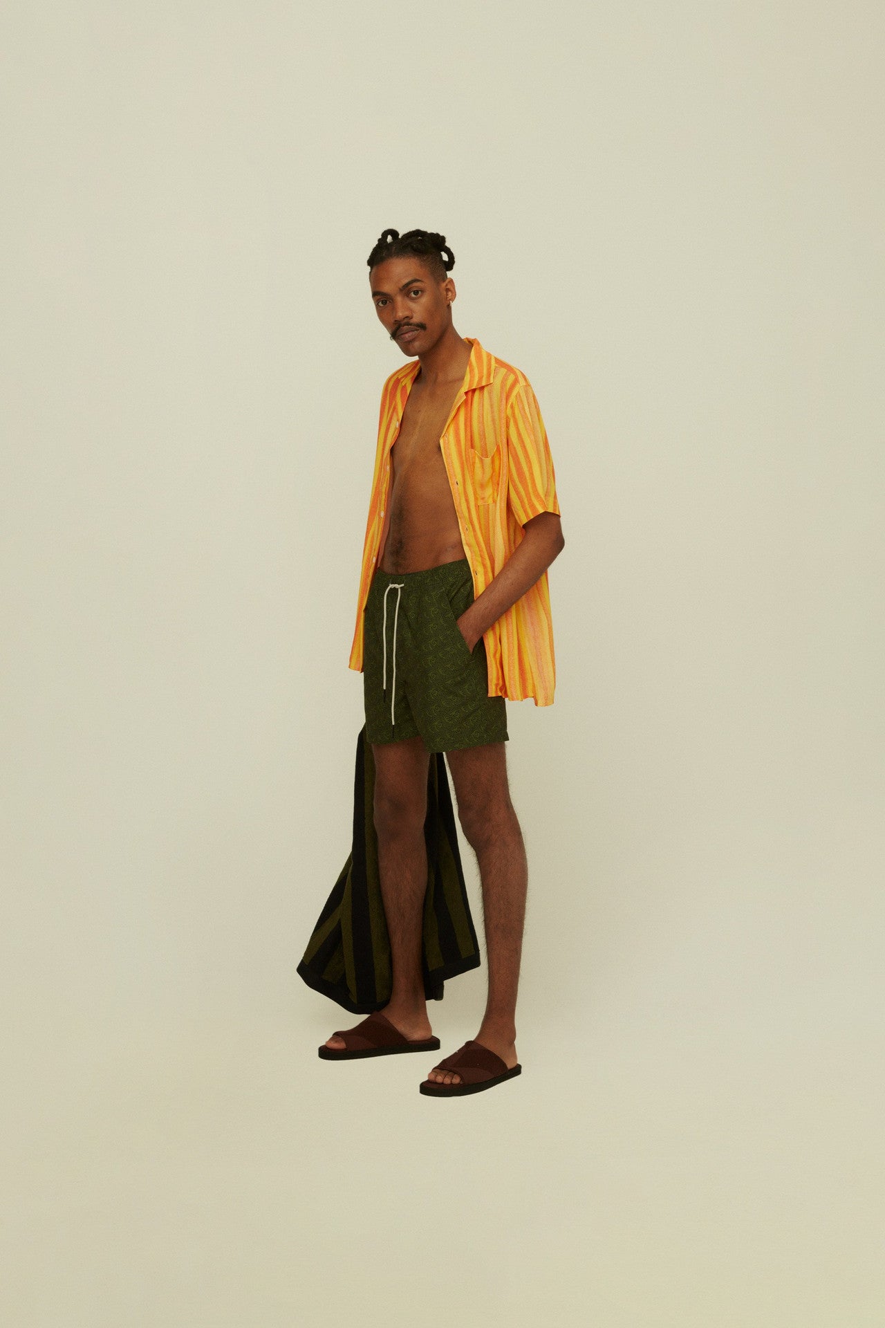 OAS Green Squiggle Swim Shorts - Costume Mare - Neverland Firenze