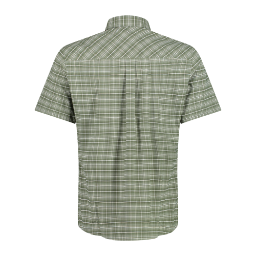 Camicia fantasia check maniche corte Uomo - Neverland Firenze