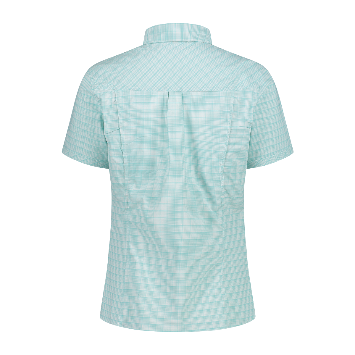 CMP Camicia fantasia check maniche corte Donna-31T7146-neverland-firenze