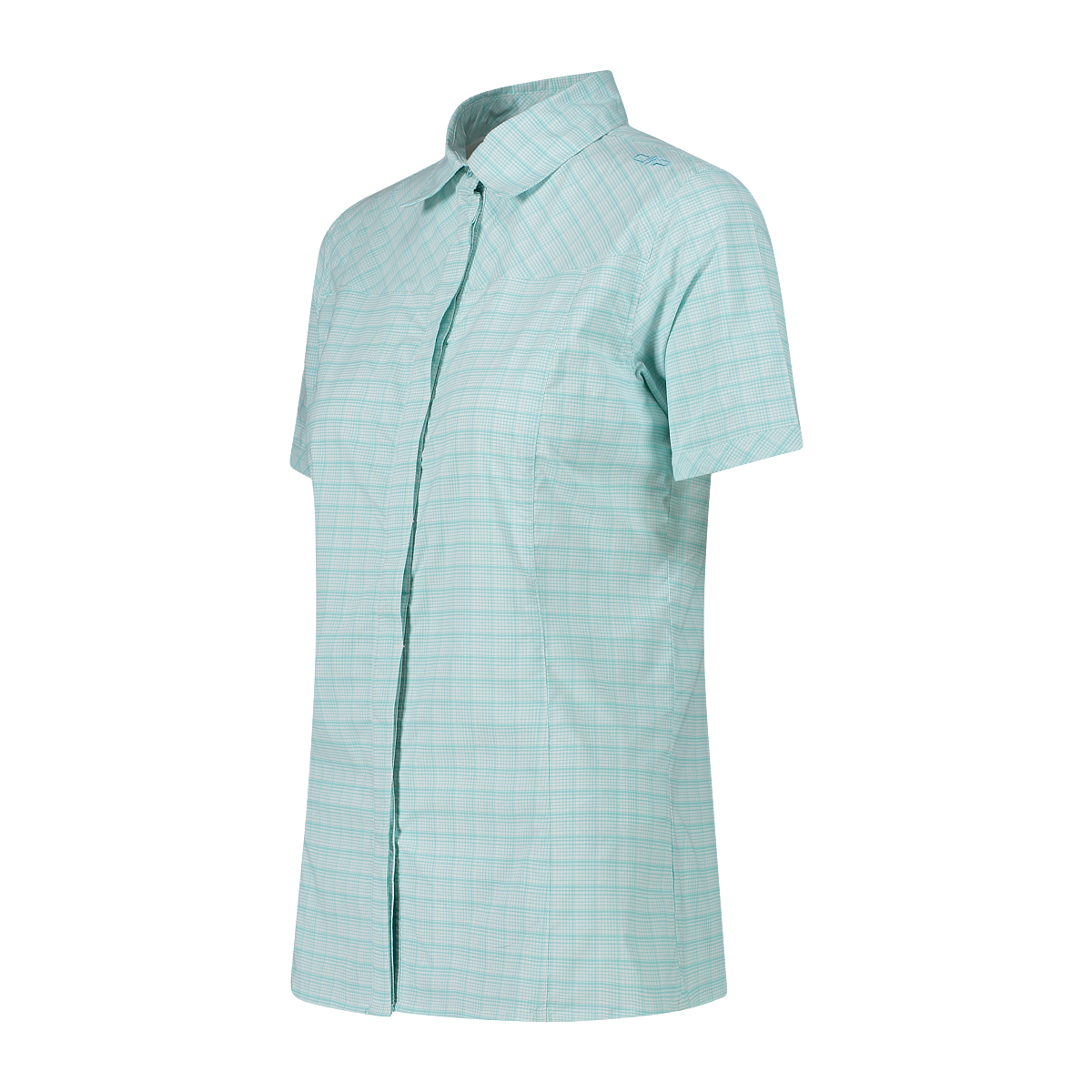 CMP Camicia fantasia check maniche corte Donna-31T7146-neverland-firenze