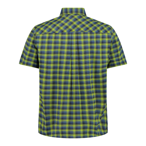 Camicia fantasia check maniche corte trekking Uomo - Neverland Firenze