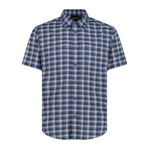 Camicia fantasia check maniche corte trekking Uomo - Neverland Firenze