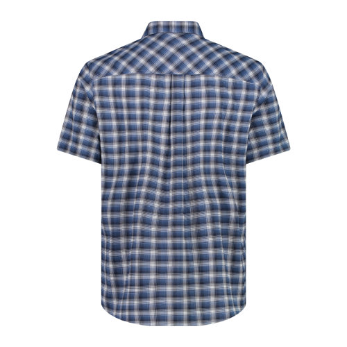 Camicia fantasia check maniche corte trekking Uomo - Neverland Firenze