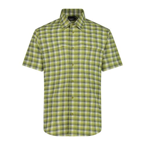 Camicia fantasia check maniche corte trekking Uomo - Neverland Firenze