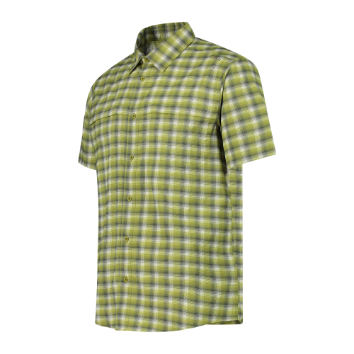 Camicia fantasia check maniche corte trekking Uomo - Neverland Firenze