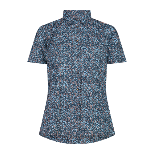 CMP Camicia fantasia check maniche corte da Trekking Donna - Neverland Firenze