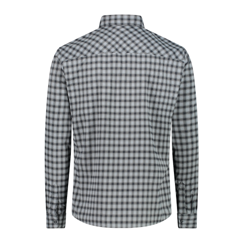 CMP Camicia a maniche lunghe con fantasia a quadri da Trekking Uomo - Neverland Firenze