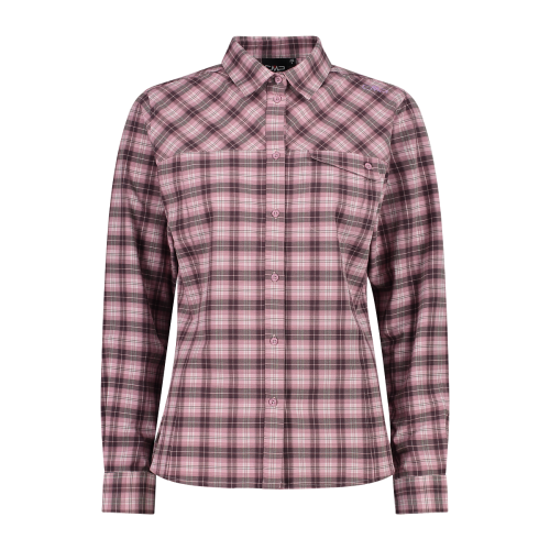 CMP Woman short sleeved checkered shirt Neverland Firenze