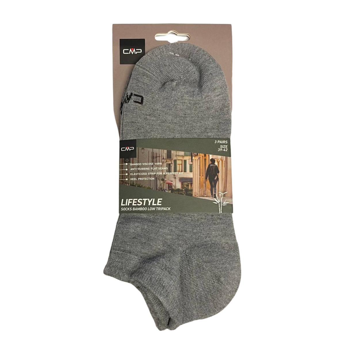 CMP Bamboo Invisible Sock Tripack - Calze - Neverland Firenze
