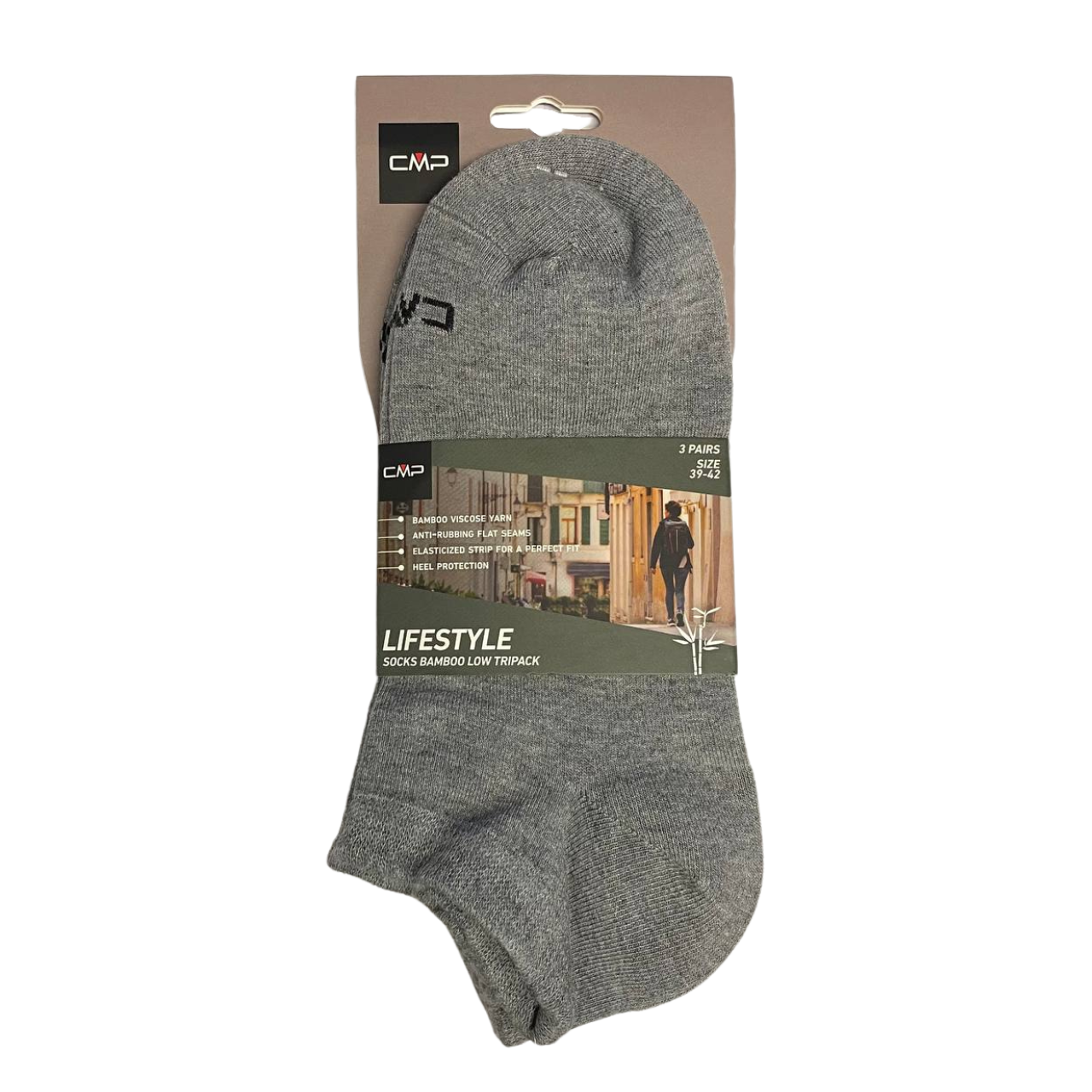 CMP Bamboo Invisible Sock Tripack - Calze - Neverland Firenze