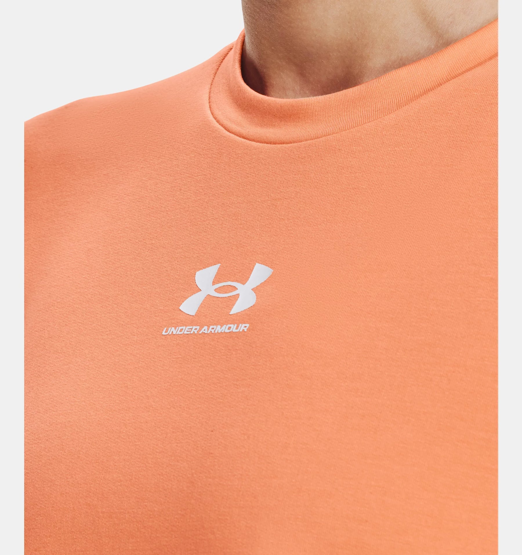 Under Armour Rival Terry Crew - Felpa Allenamento Donna - Neverland Firenze