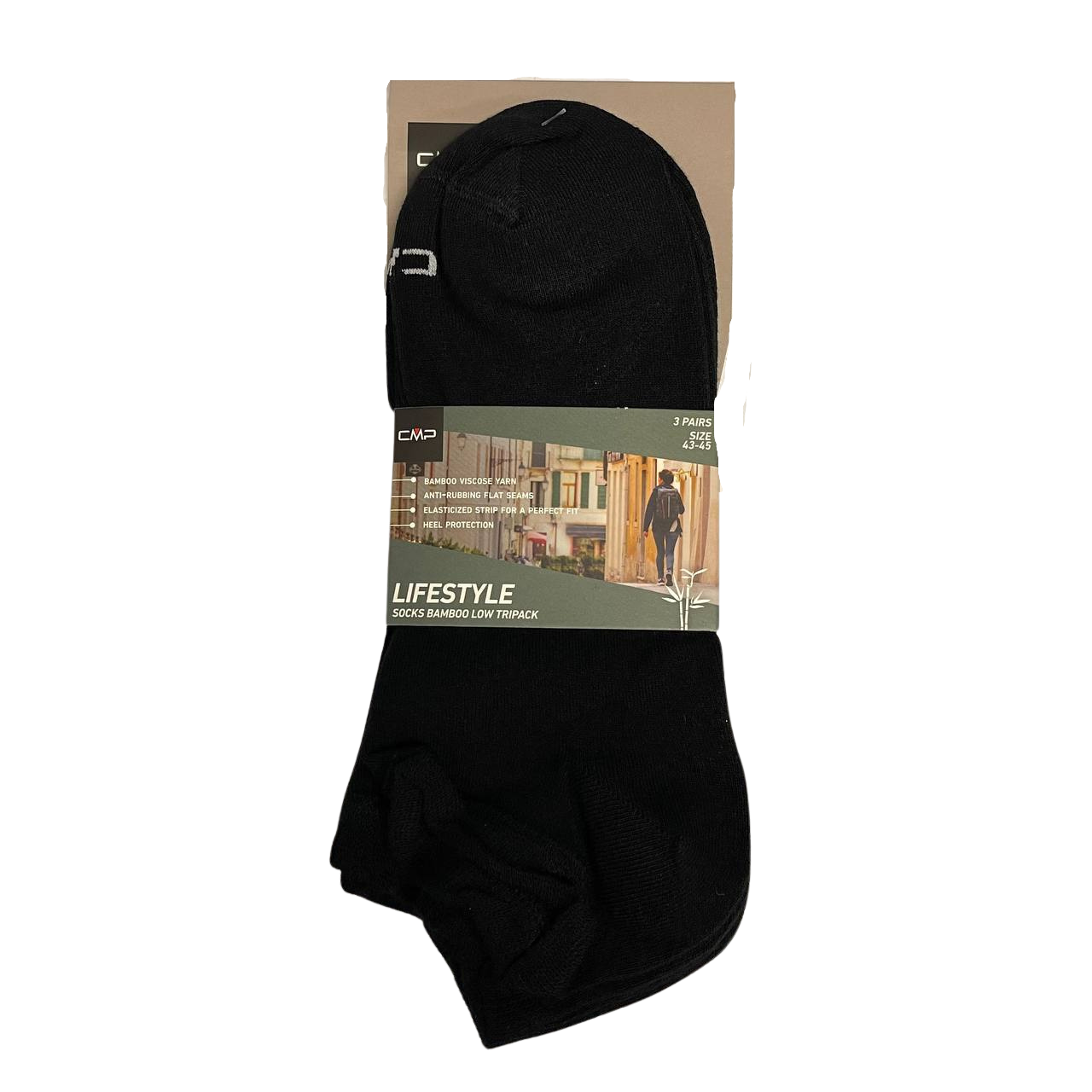CMP Bamboo Invisible Sock Tripack - Calze - Neverland Firenze