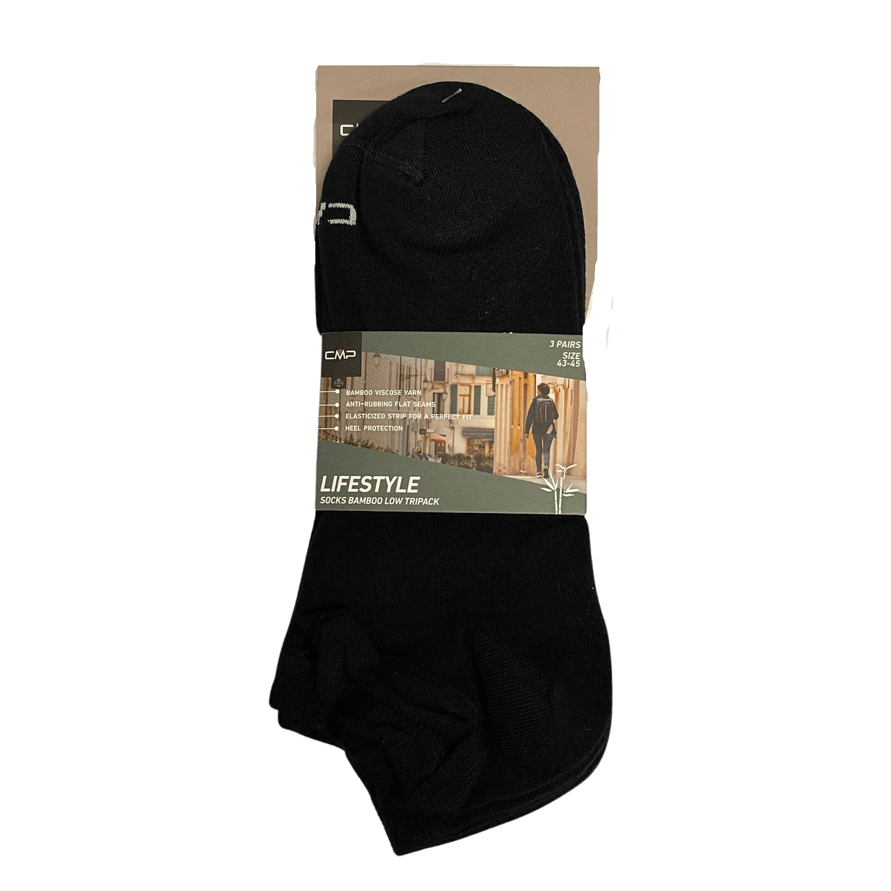 CMP Bamboo Invisible Sock Tripack - Calze - Neverland Firenze
