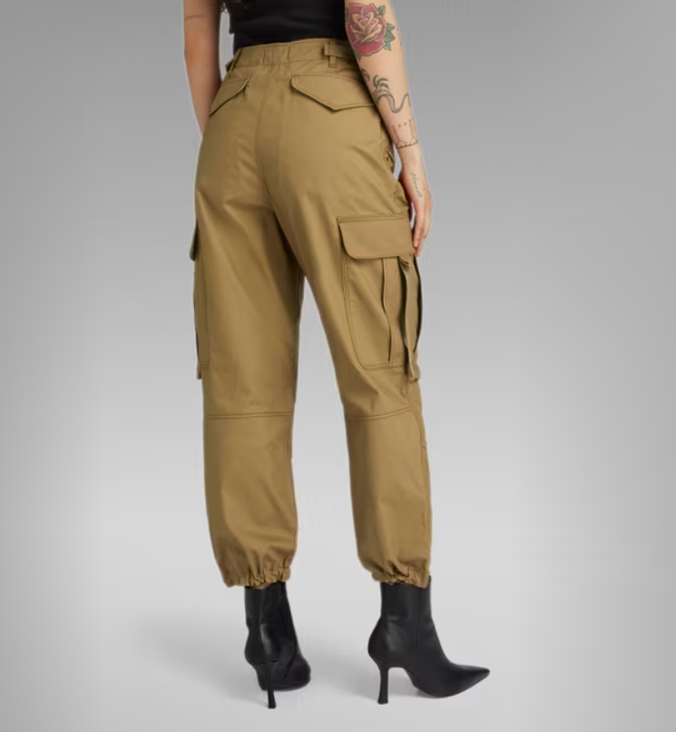 G-Star RAW CARGO CROPPED DRAWCORD - Pantalone Lifestyle Donna - Neverland Firenze
