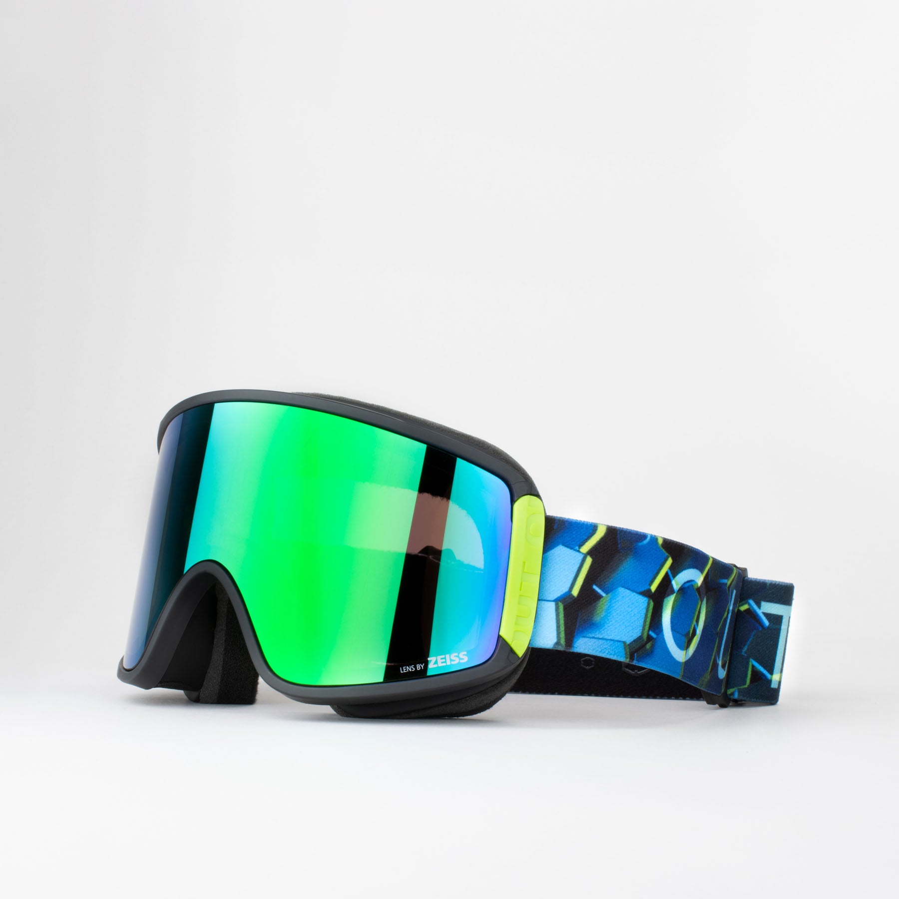 Occhiali sci e snowboard Mystic nero e giallo fluo - Ufo Plast