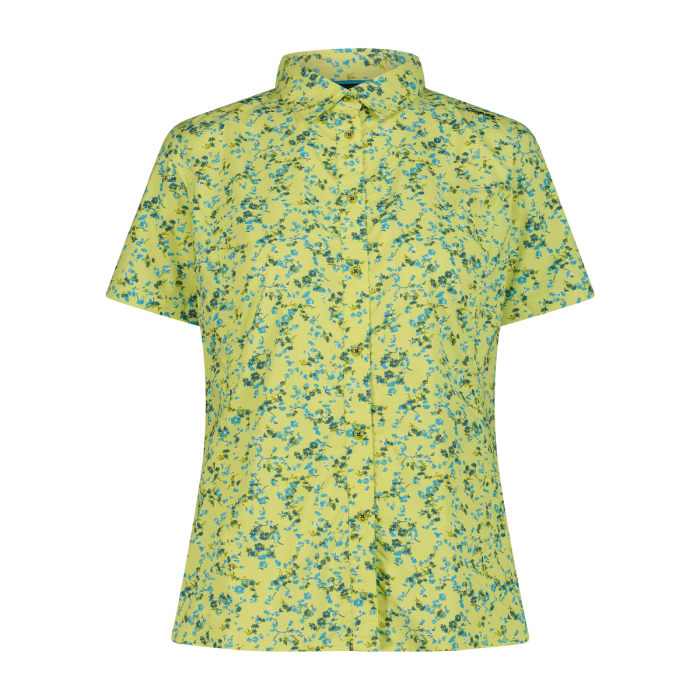 CMP Camicia fantasia check maniche corte da Trekking Donna