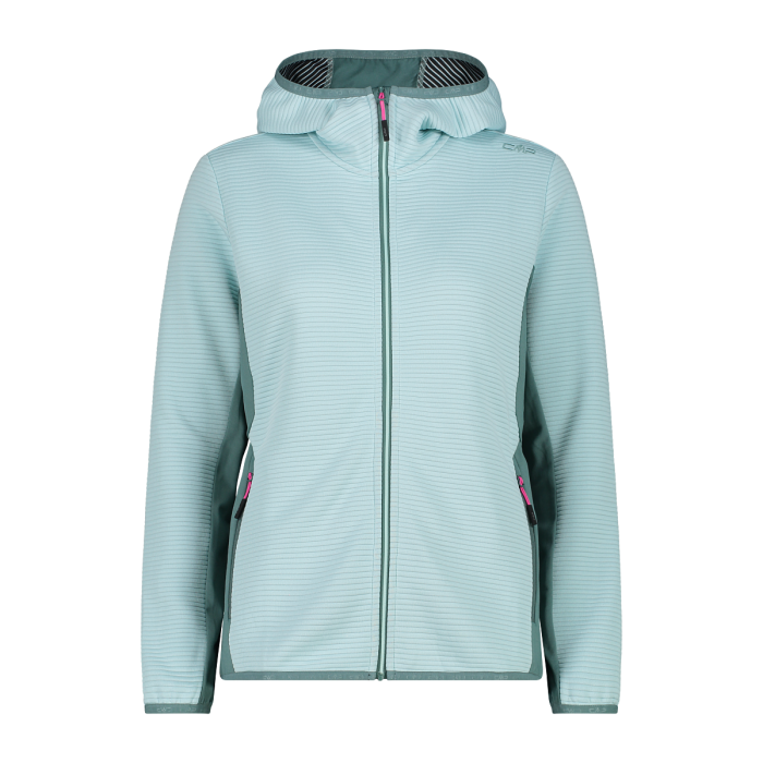CMP Pile Stretch Unlimitech con Cappuccio da Trekking Donna - Neverland Firenze