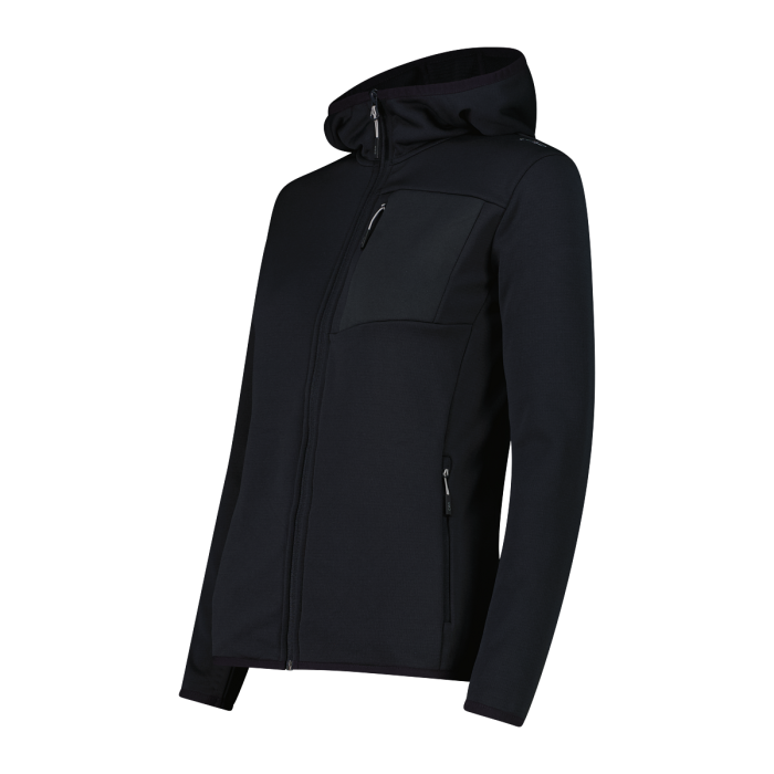 CMP Pile Grid Tech Stretch Hood da Trekking Donna