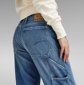 G-STAR RAW Judee Carpenter Low Loose Jeans - Pantalone Lifestyle Donna - Neverland Firenze