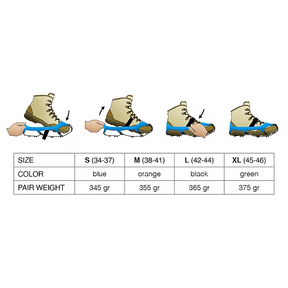 Fizan Crampons Ice/Snow - Ramponi da Trekking