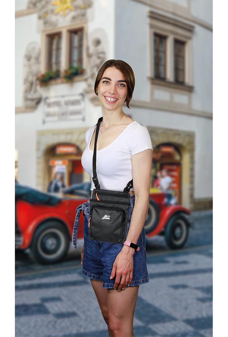 Marsupio Dinosauro Per Bambini - Borsello Regolabile Verde Con Portachiavi - Foto 8