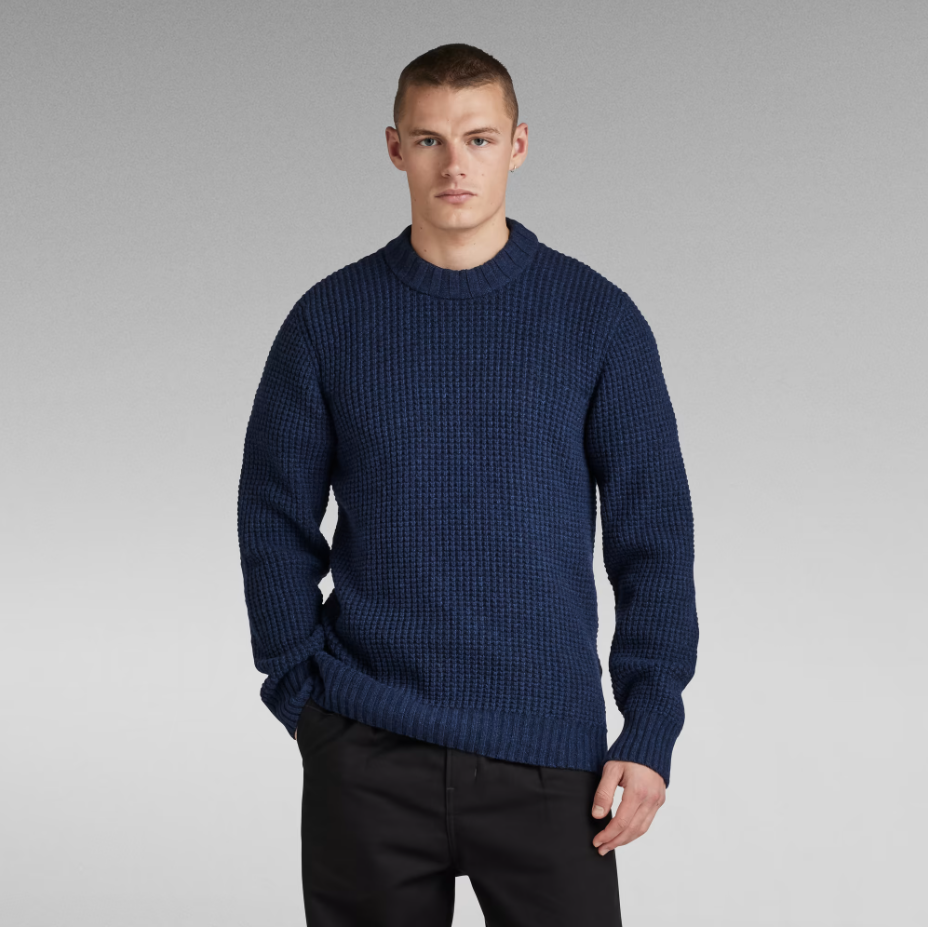 G-Star RAW CHUNKY KNITTED SWEATER - Maglia Lifestyle Uomo - Neverland Firenze