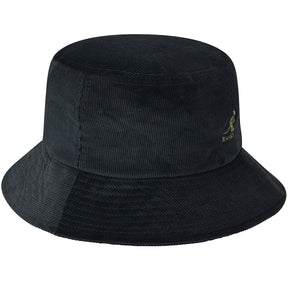 Kangol Cord Bucket Black - Cappello Lifestyle - Neverland Firenze