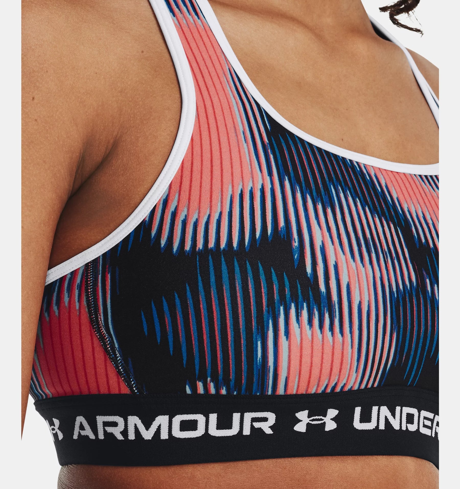 Under Armour Crossback Mid Print - Reggiseno Sportivo Donna - Neverland Firenze